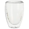 Depot Verre À Boire Isolant A Double Paroi Hammered