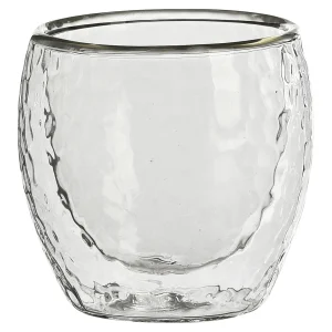 Depot Verre À Boire Isolant A Double Paroi Hammered