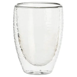 Depot Verre À Boire Isolant A Double Paroi Hammered