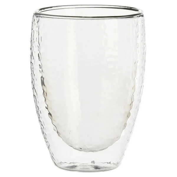 Depot Verre À Boire Isolant A Double Paroi Hammered