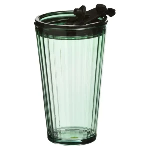 Depot Verre À Boire Shine Avec Couvercle