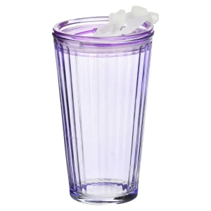 Depot Verre À Boire Shine Avec Couvercle
